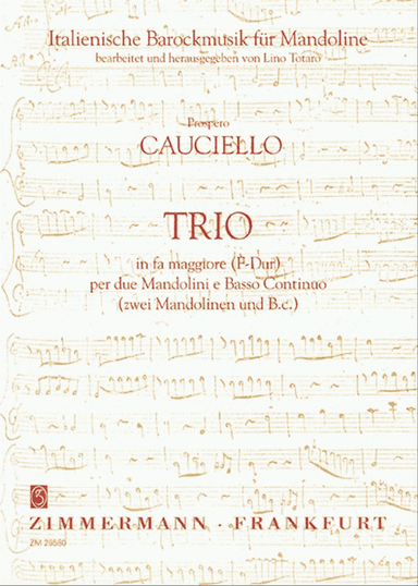 Trio per due Mandolini e Basso Continuo