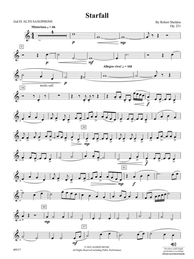 Starfall: 2nd E-flat Alto Saxophone