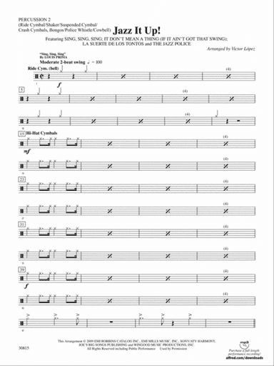 Jazz It Up!: 2nd Percussion