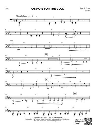 Fanfare for the Gold: Tuba