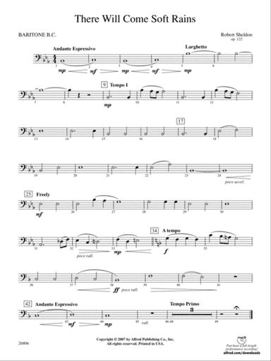 There Will Come Soft Rains: Baritone B.C.