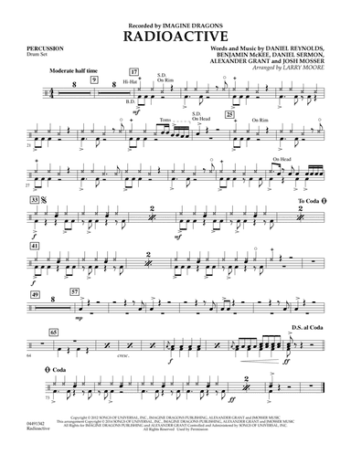 Radioactive - Percussion