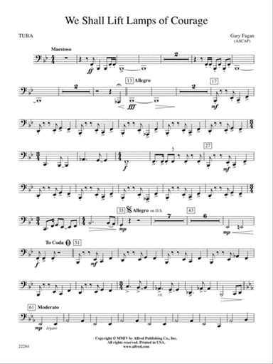 We Shall Lift Lamps of Courage: Tuba