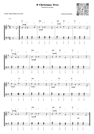 O Christmas Tree - pinheirinho de natal