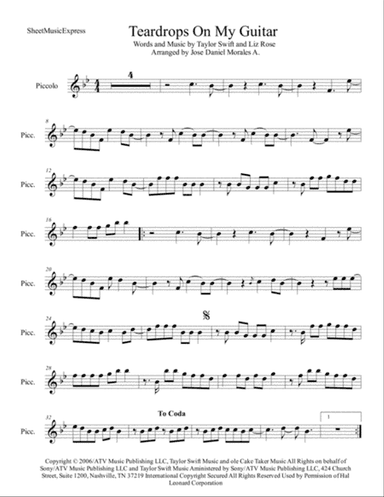 Teardrops On My Guitar