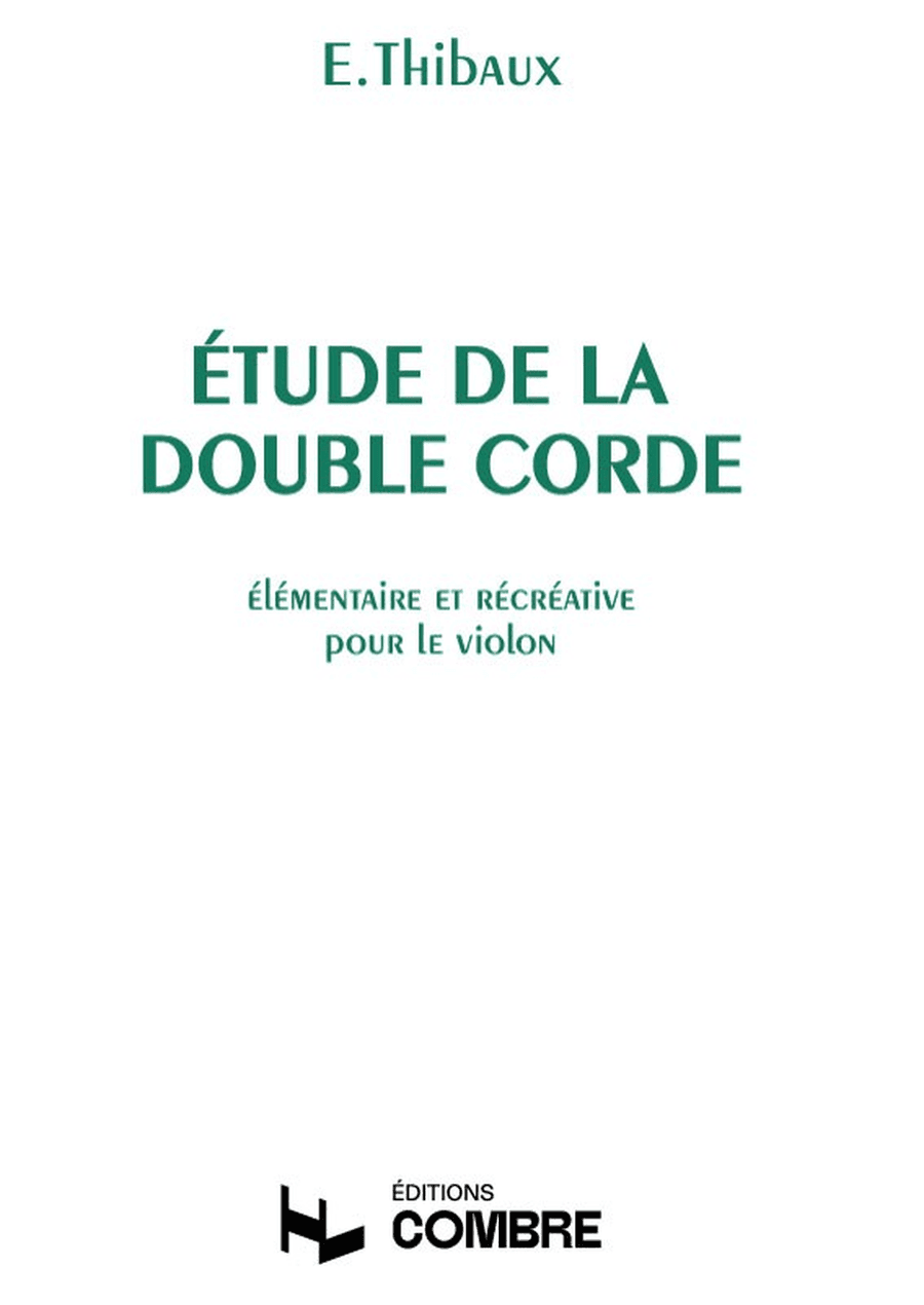 Etude de la double corde