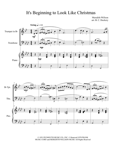 It's Beginning To Look Like Christmas