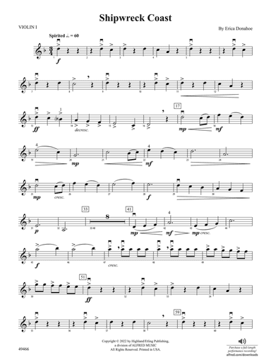 Shipwreck Coast: 1st Violin