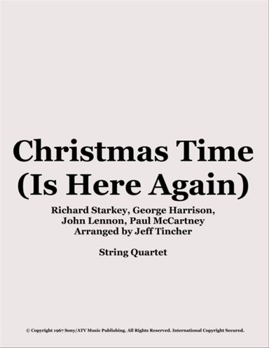 Christmas Time (is Here Again)