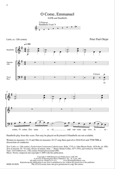 O Come, Emmanuel (Downloadable)