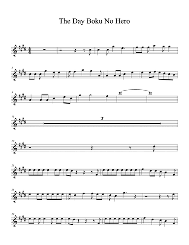 The Day Boku No Hero Violin Solo