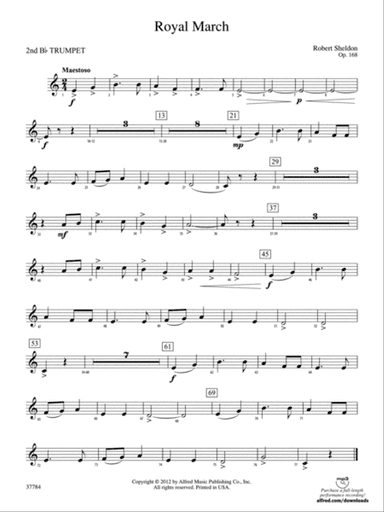 Royal March: 2nd B-flat Trumpet
