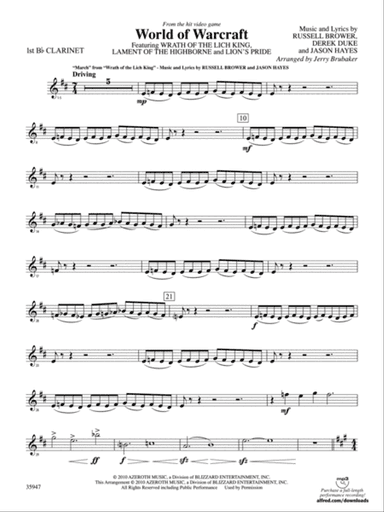 World of Warcraft: 1st B-flat Clarinet