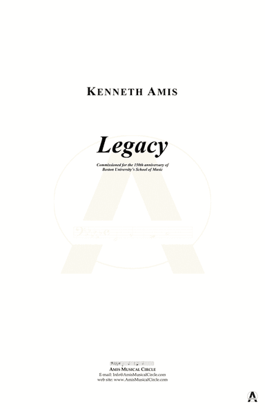 Legacy - CONDUCTOR'S SCORE ONLY