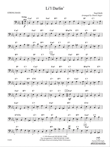 Li'l Darlin': String Bass