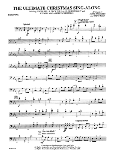 The Ultimate Christmas Sing-Along: Baritone B.C.