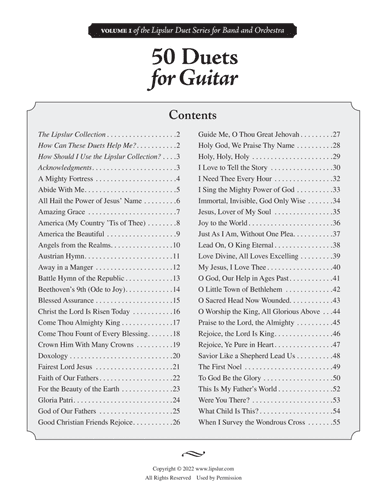 50 Duets for Guitar