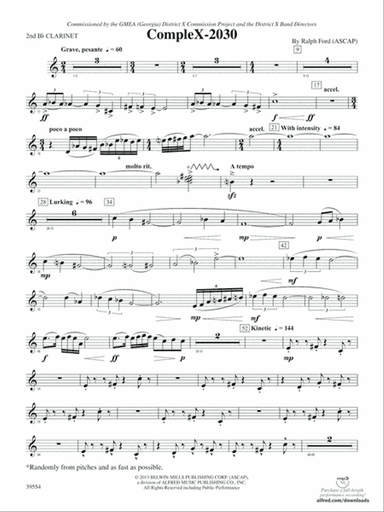 CompleX-2030: 2nd B-flat Clarinet