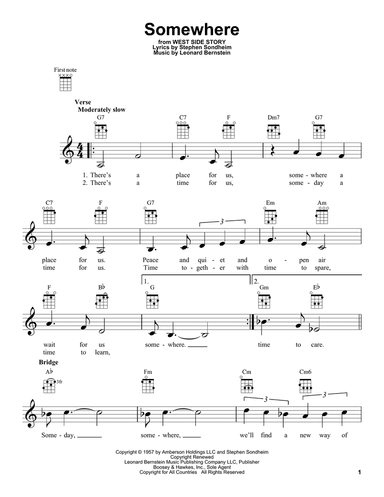 Somewhere (from West Side Story)