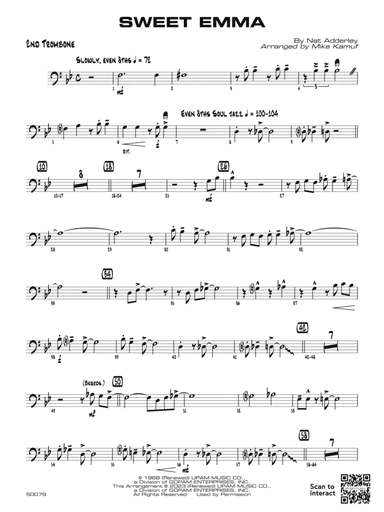 Sweet Emma: 2nd Trombone