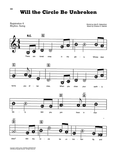 Will The Circle Be Unbroken