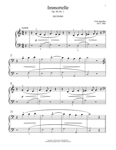 Immortelle, Op. 90, No. 1