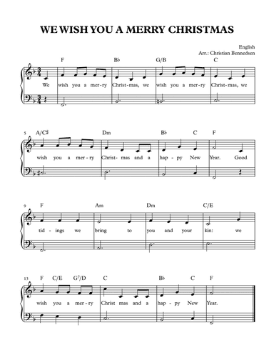 We Wish You A Merry Christmas