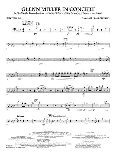 Glenn Miller In Concert (arr. Paul Murtha) - Baritone B.C.