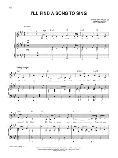 I’ll Find a Song to Sing (from Meshuggah-Nuns)