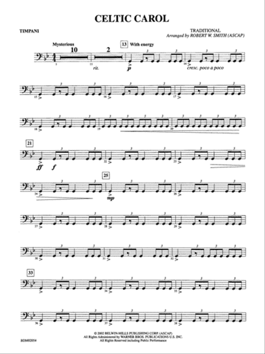 Celtic Carol: Timpani