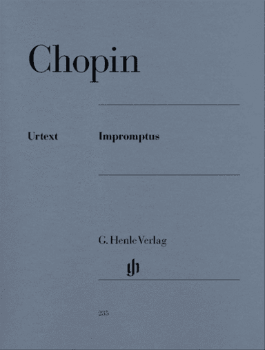 Chopin - Impromptus Urtext Ed Zimmermann Theopold