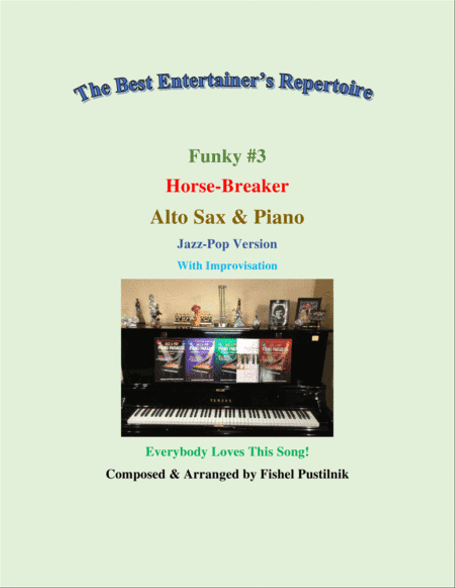 Funky #3 "Horse-Breaker" Piano Background for Alto Sax and Piano-Video