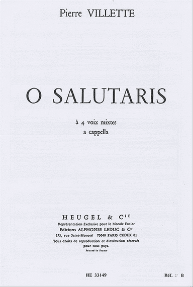 O Salutaris