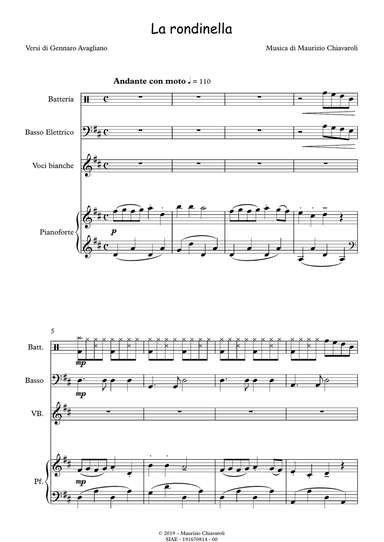 La rondinella (Band version)