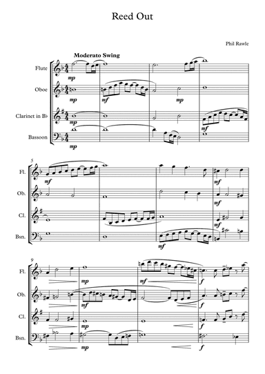 Reed Out - Wind Quartet