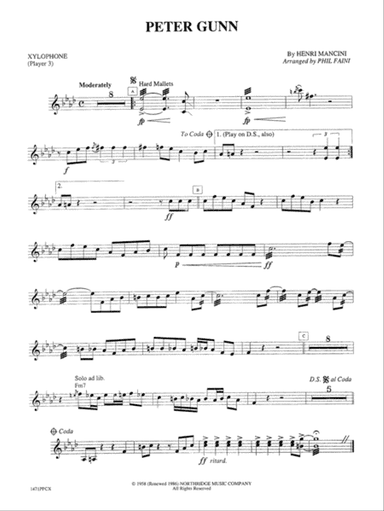 Peter Gunn: Xylophone