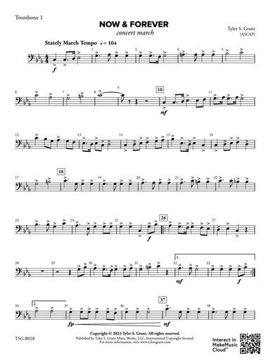 Now & Forever: 1st Trombone