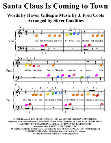 Santa Claus Is Comin' To Town