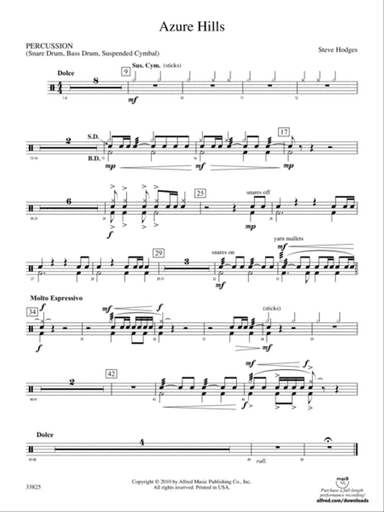 Azure Hills: 1st Percussion