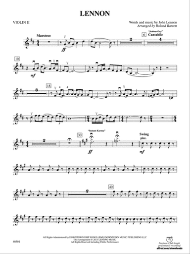 Lennon: 2nd Violin