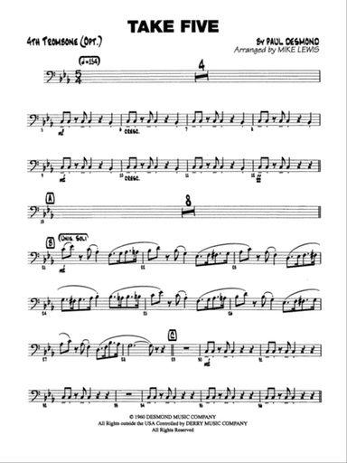 Take Five: 4th Trombone