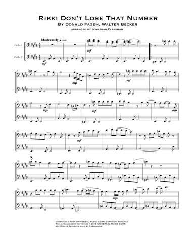 Rikki Don't Lose That Number