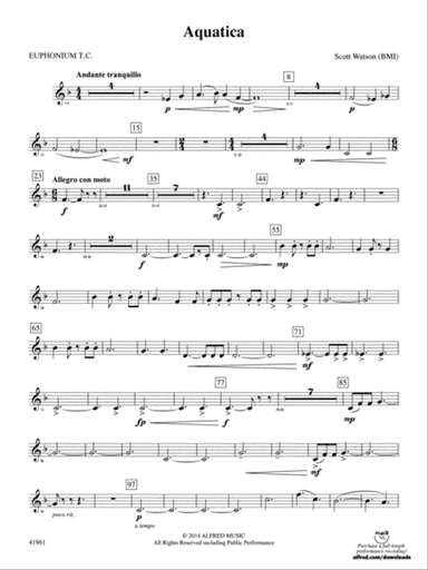 Aquatica: Baritone T.C.
