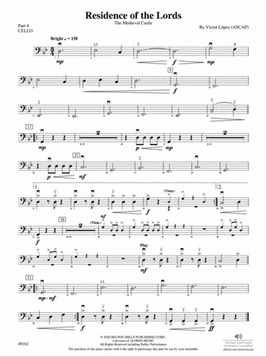 Residence of the Lords: Part 4 - Cello