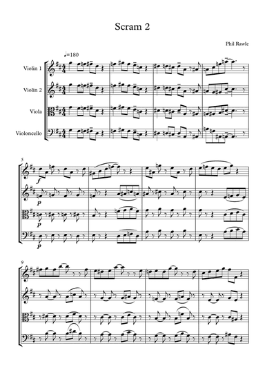Scram 2 - String Quartet