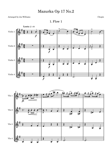 Mazurka Op17 No2