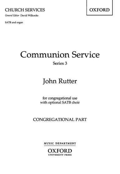 Communion Service (ASB Rite A/RC ICEL text)