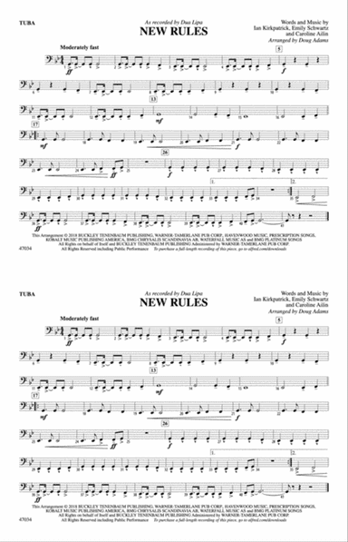 New Rules: Tuba