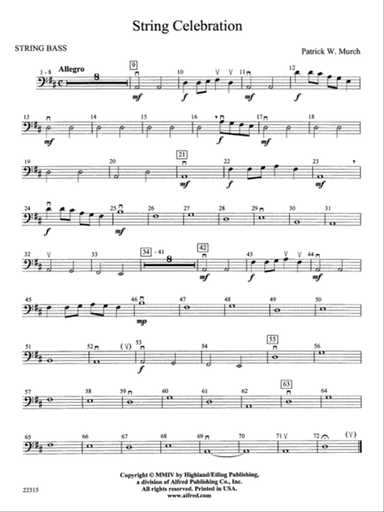 String Celebration: String Bass