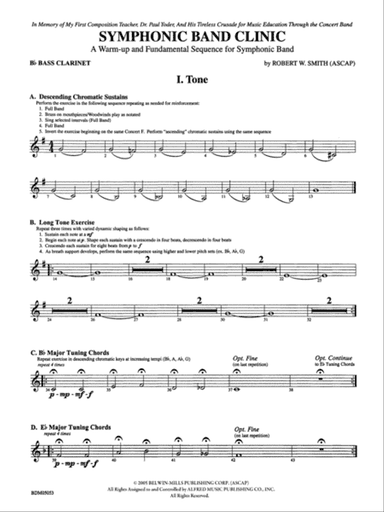 Symphonic Band Clinic: B-flat Bass Clarinet